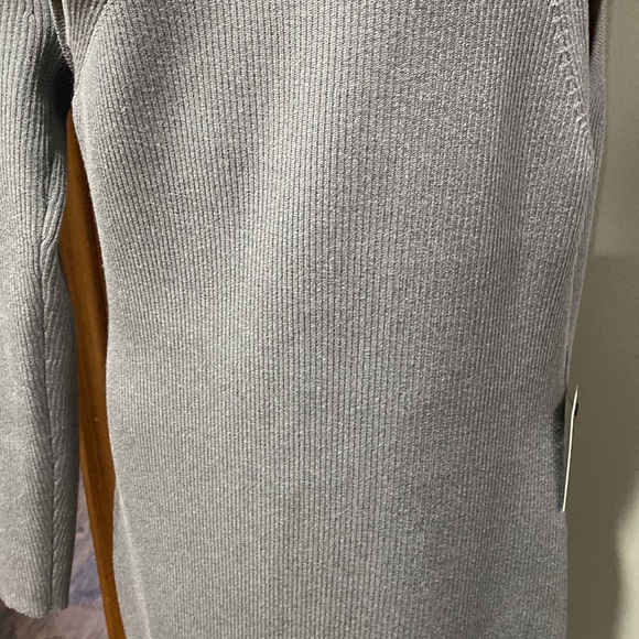 EXPRESS Ribbed Slit Dress - Picture 3 of 3